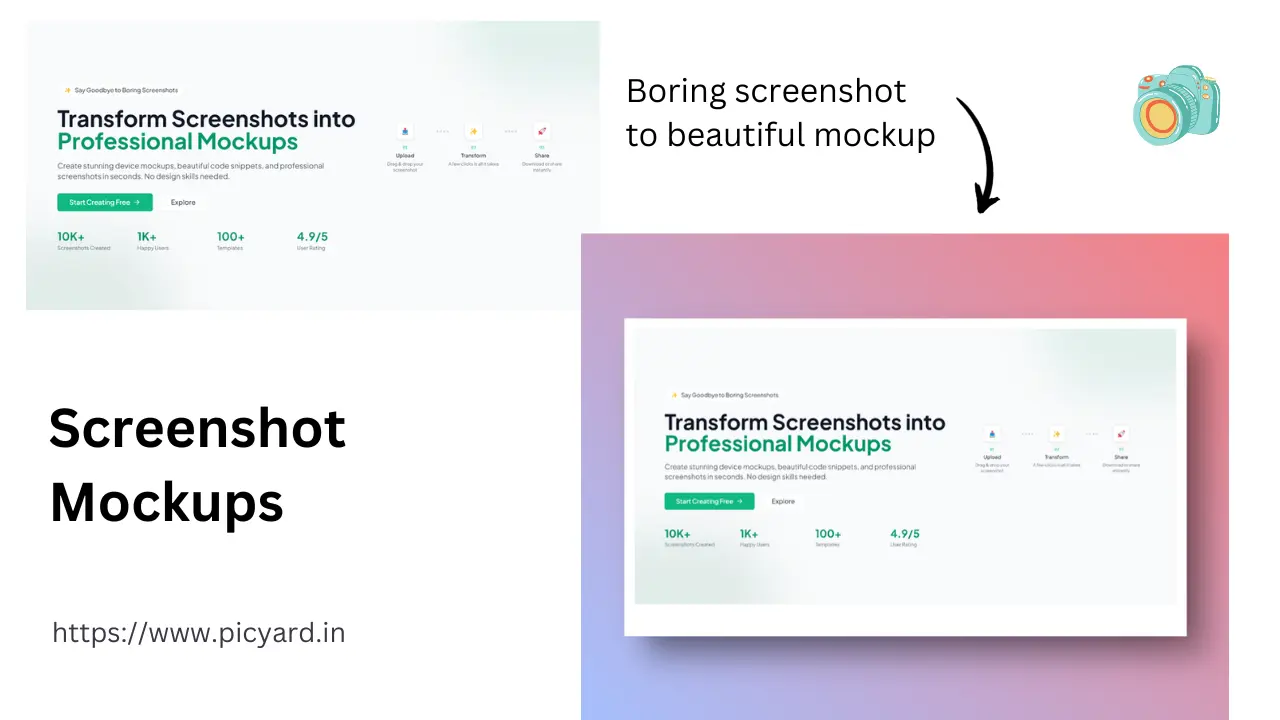 Screenshot Mockups